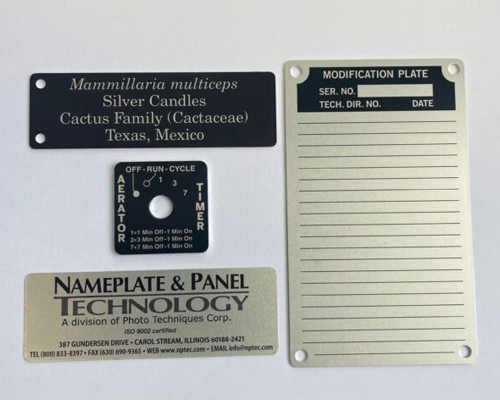 Nameplate & Panel Technology  - 